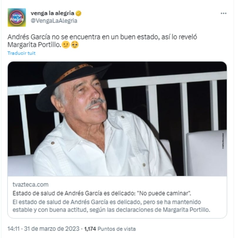 “Se va debilitando poco a poco"