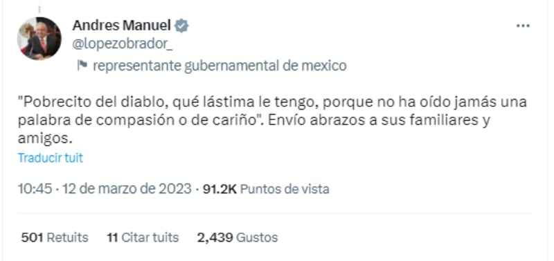 El presidente recuerda su carrera