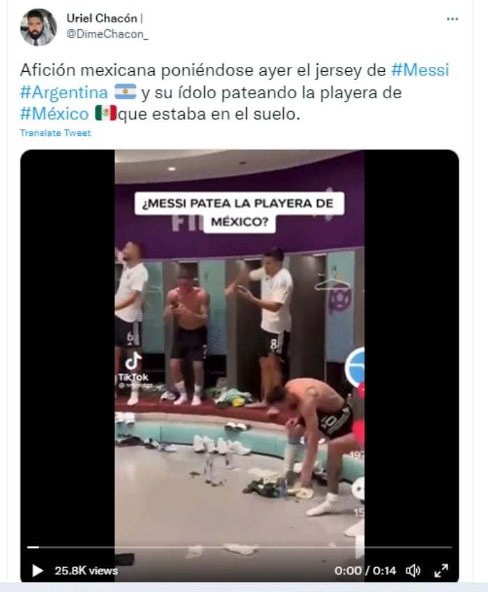 Messi playera Selección Mexicana
