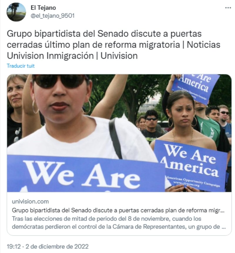 Negociaciones reforma migratoria: Sería el último esfuerzo