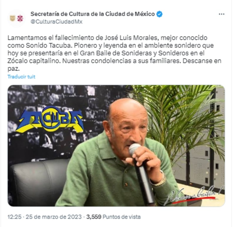 Muere el creador del Sonido Tacuba, José Luis Morales
