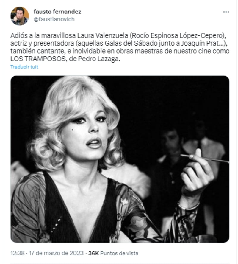 Muere presentadora Laura Valenzuela: Estuvo días internada