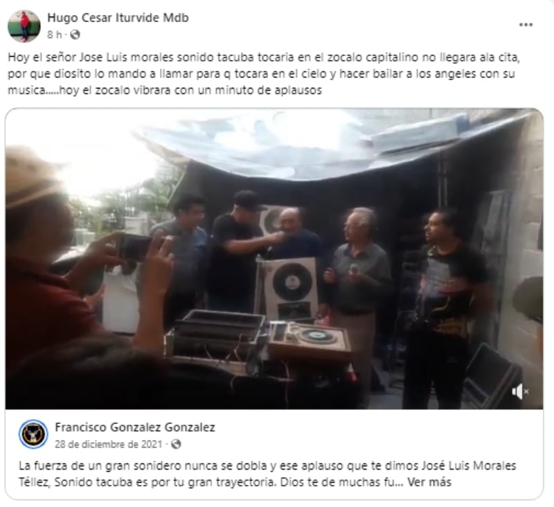 ""En paz descanse uno de los grandes sonidos en la época dorada"