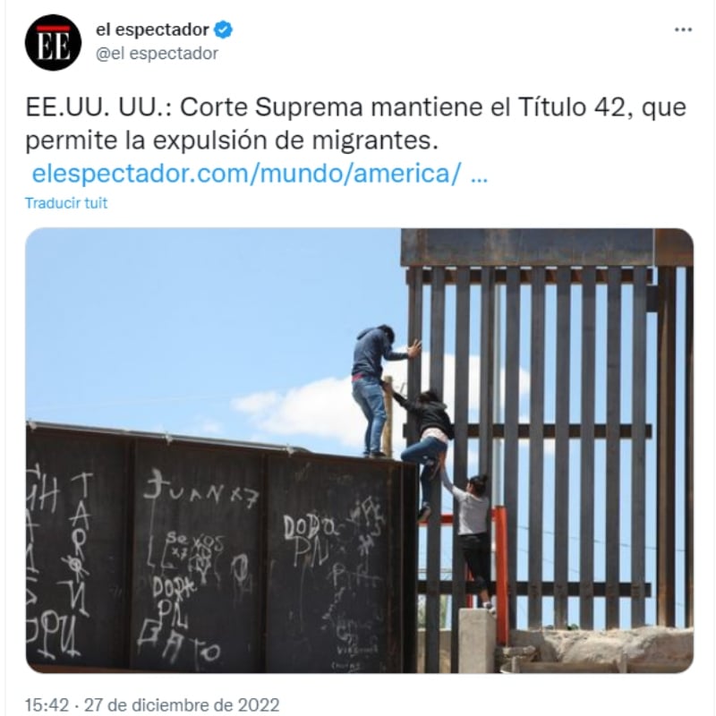Corte Suprema Título 42: Malas noticias para inmigrantes