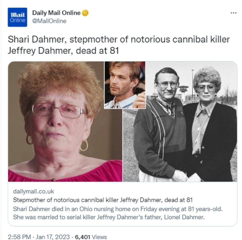 "Shari era una buena mujer"