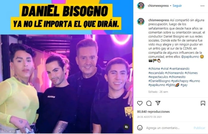 Daniel Bisogno gay bar