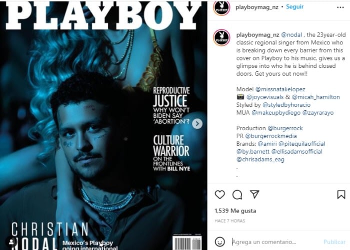 Christian Nodal cover Playboy