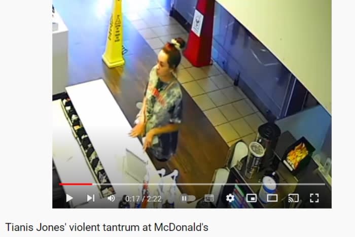 Woman angers McDonald's order