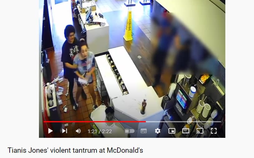Woman angers McDonald's order