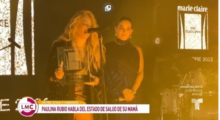 Paulina Rubio presentía muerte mamá