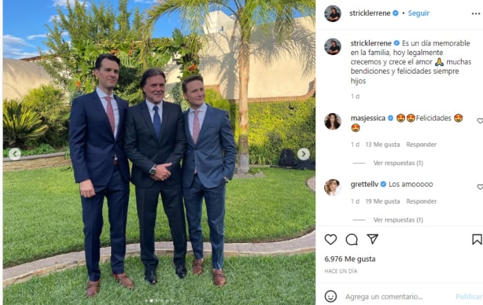 René Strickler's son marries his boyfriend
