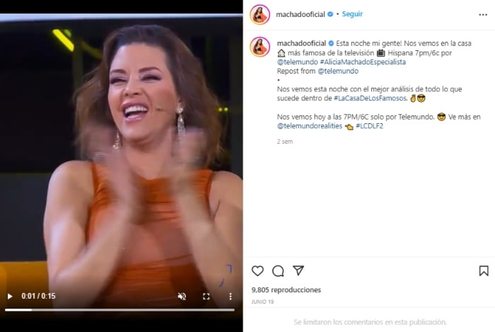 Alicia Machado defiende a Telemundo