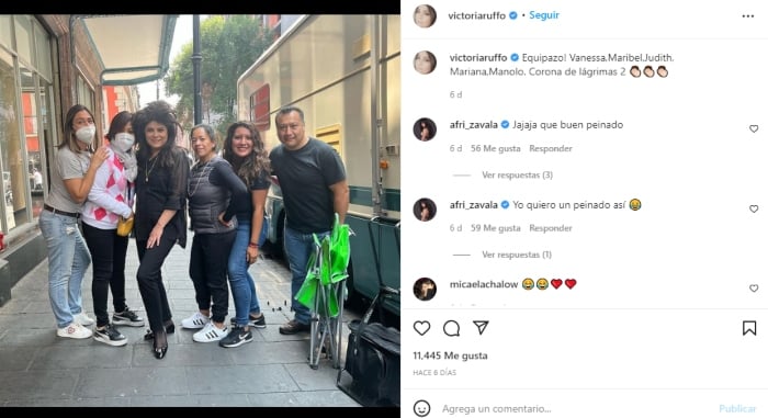 Victoria Ruffo nuevo look