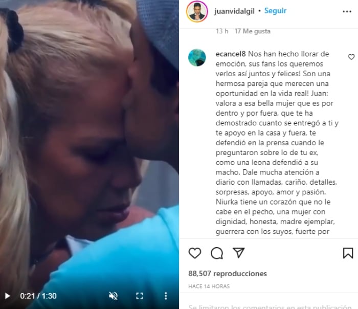 Juan Vidal relación con Niurka