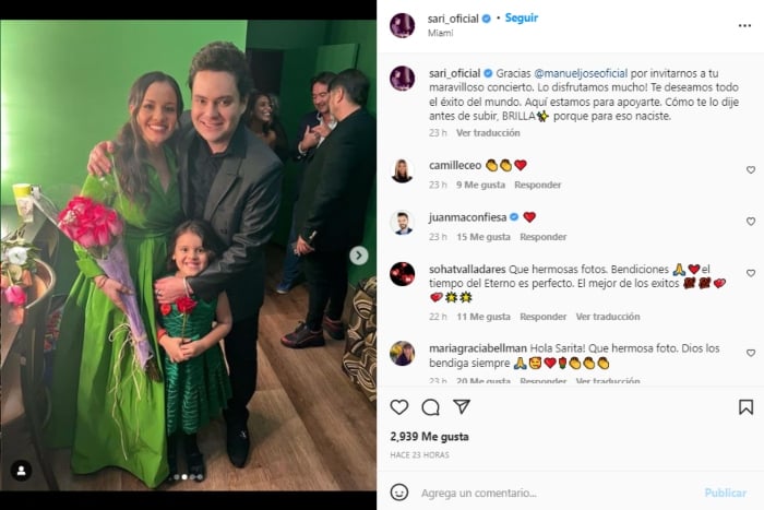 Sarita se reúne con hijo de José José