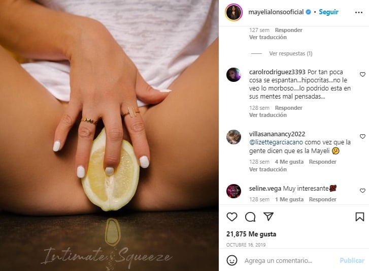 Mayeli Alonso foto íntima