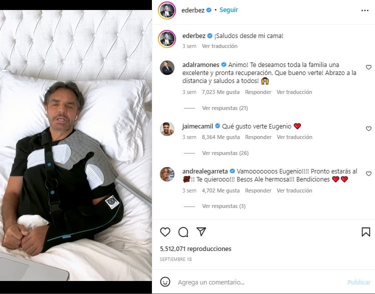 Eugenio Derbez dolores nuevos