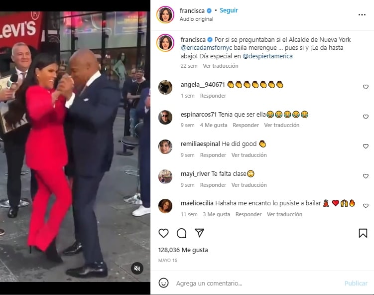 Francisca le canta a otro hombre