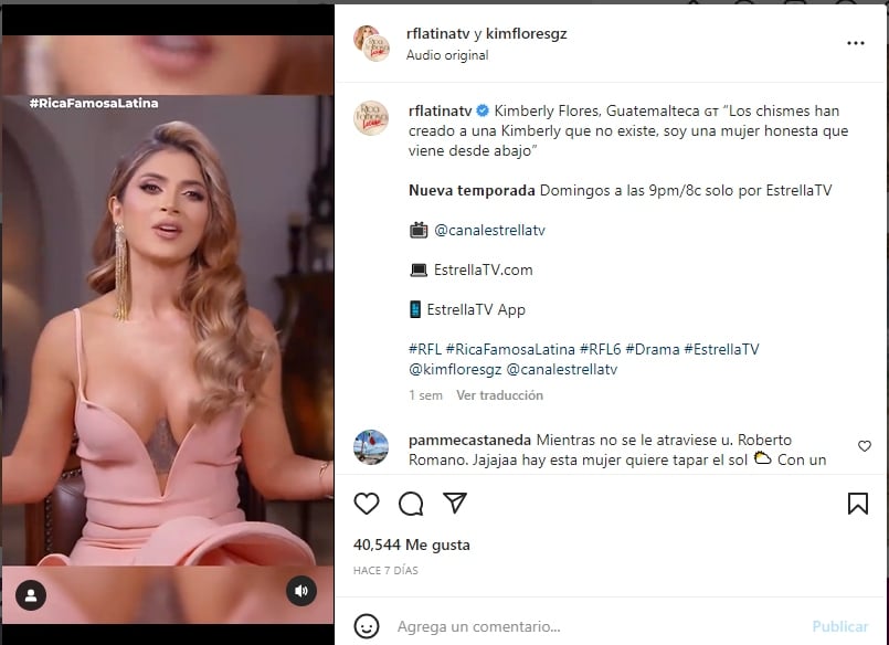 Kimberly Flores revela infidelidad