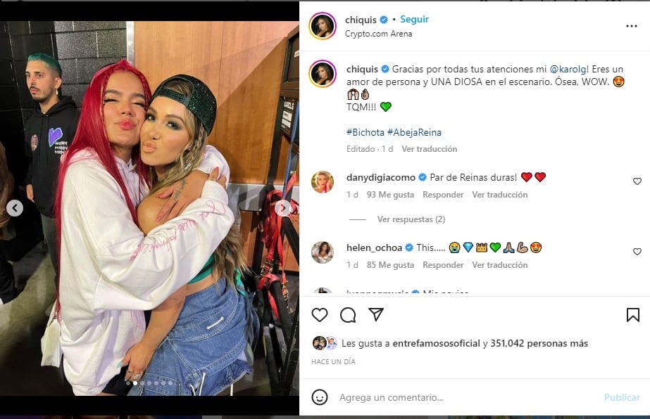 Chiquis Rivera and Karol G