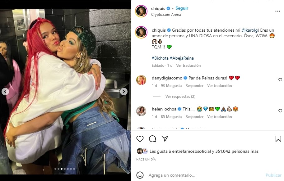 Chiquis Rivera and Karol G