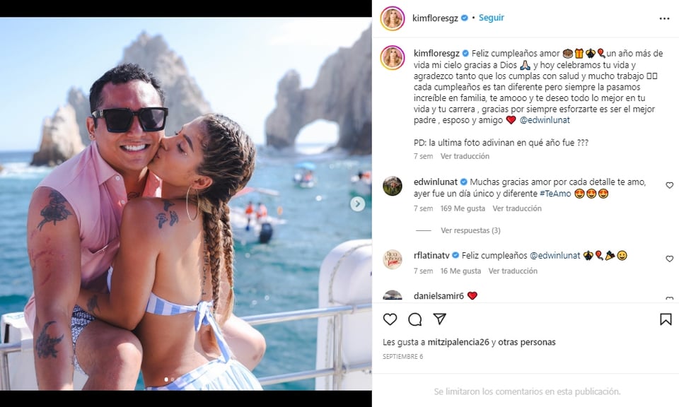 Esposa Edwin Luna huele calzones