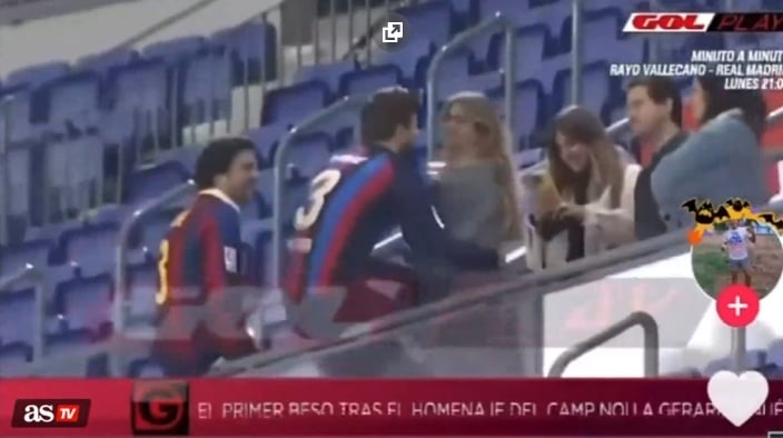 Piqué novia último partido