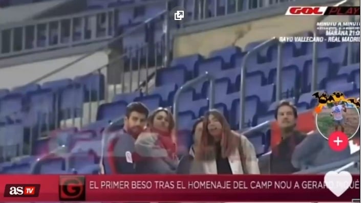 Piqué novia último partido