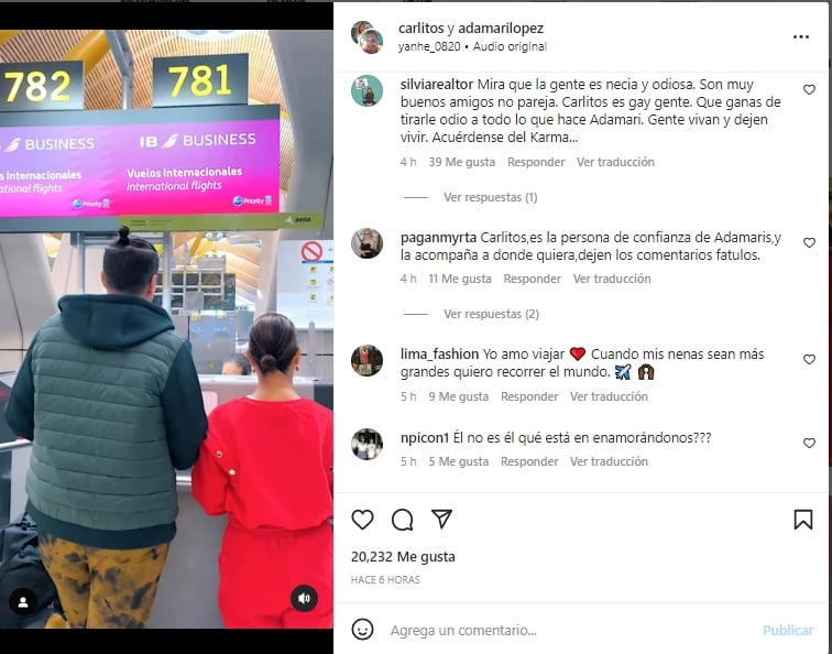 Adamari se pasea con un hombre