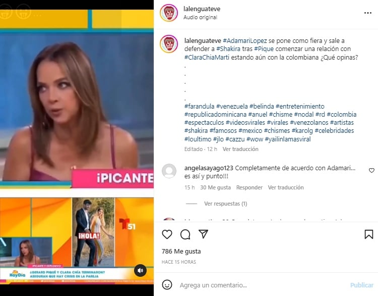 Adamari López attacks Piqué's girlfriend