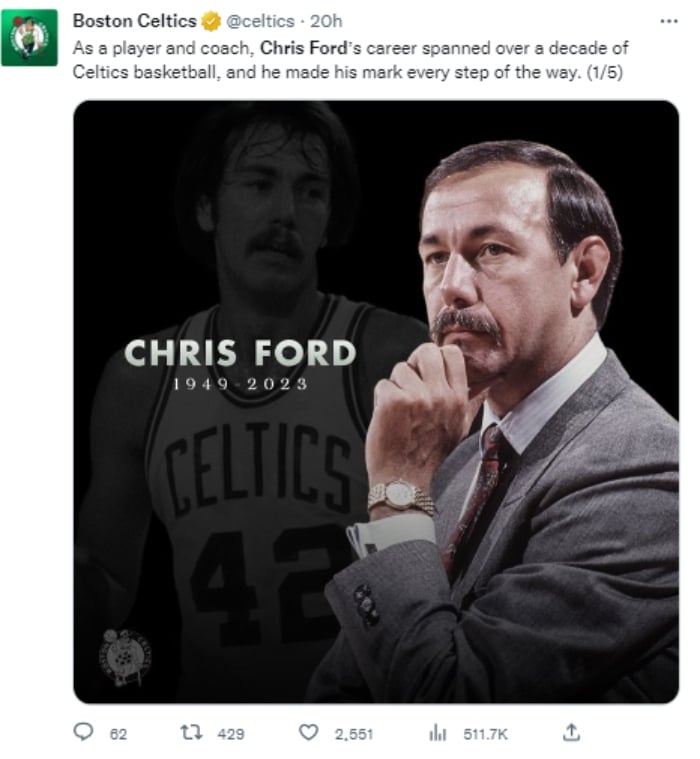 Muere Chris Ford