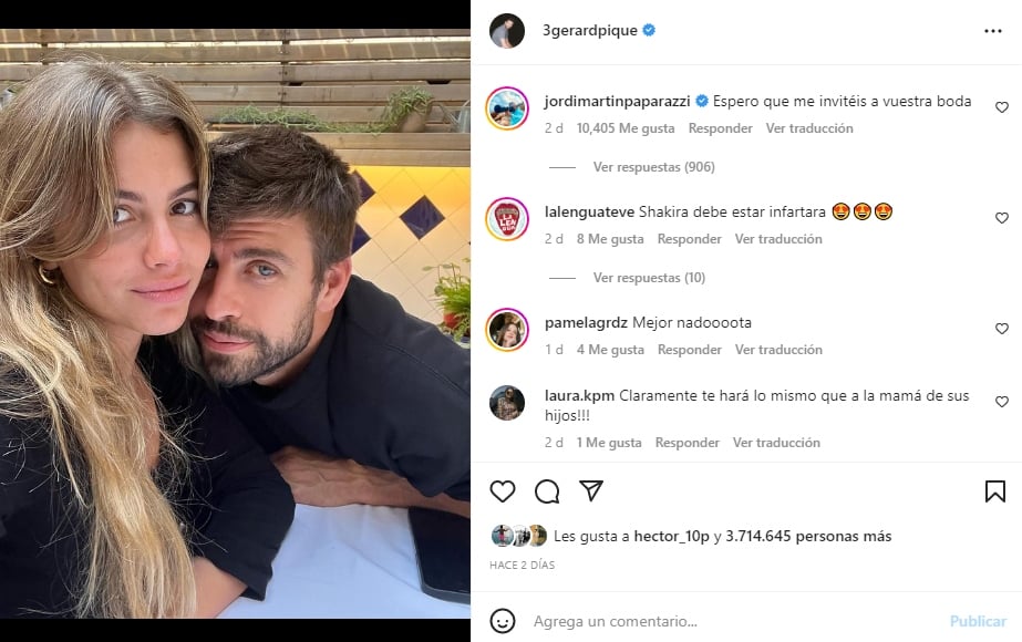 Shakira reaparece muy bien acomapañada