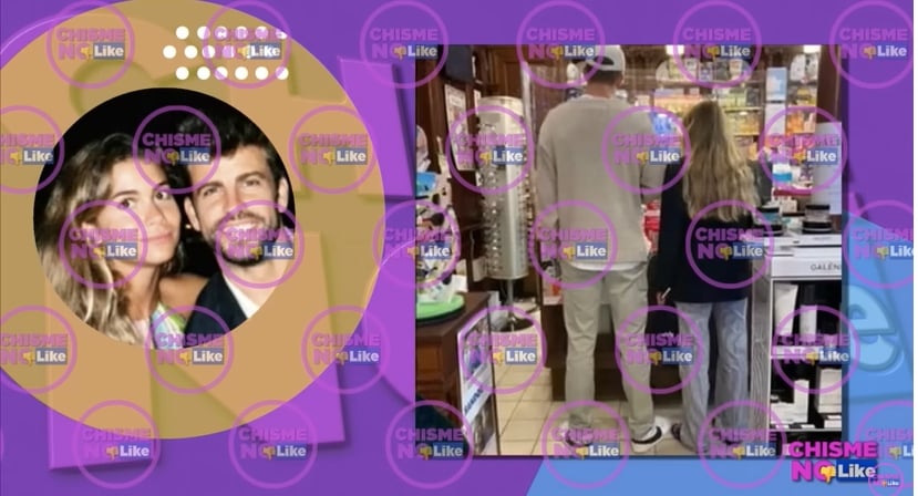 Piqué y su novia captados en una farmacia