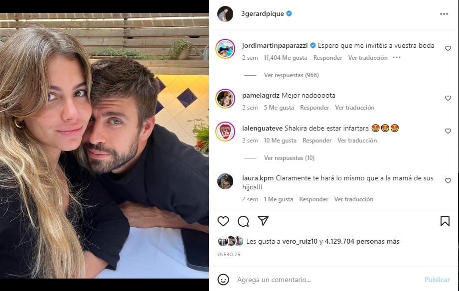El apodo con el que Shakira se refiere a Clara Chía