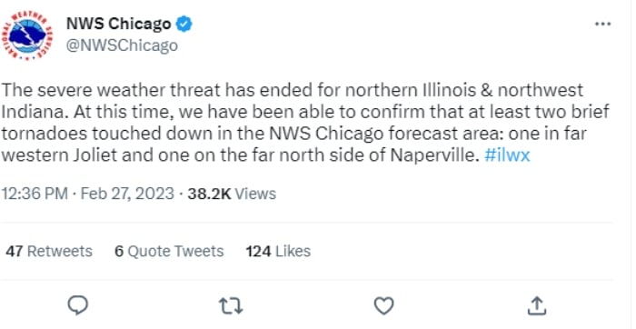 Tornados en Chicago