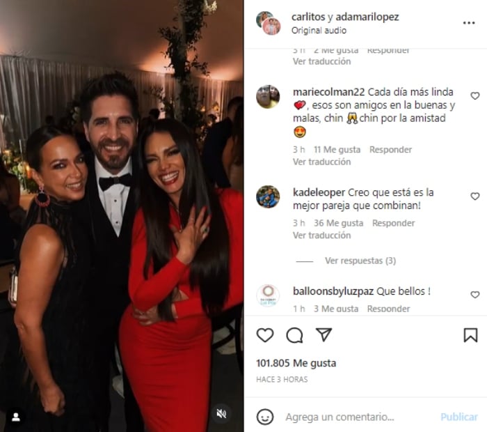 Adamari López receives the most romantic message