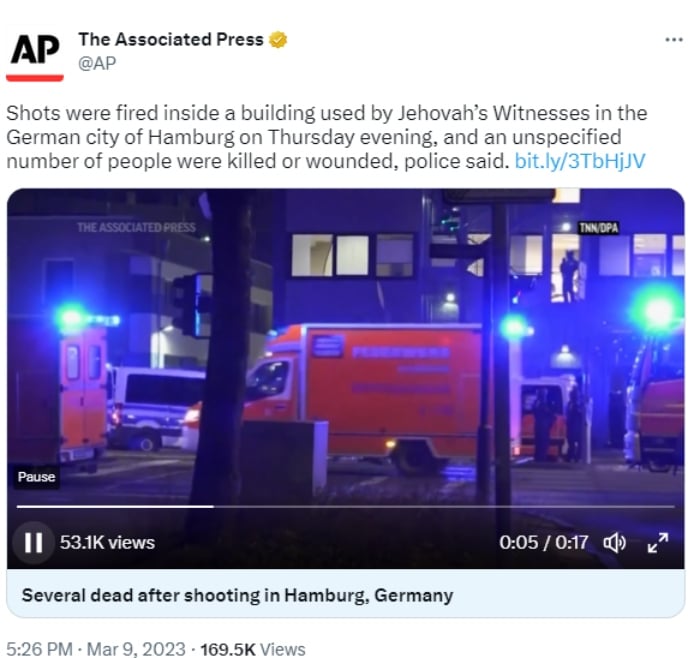Ataque deja ocho muertos en Alemania