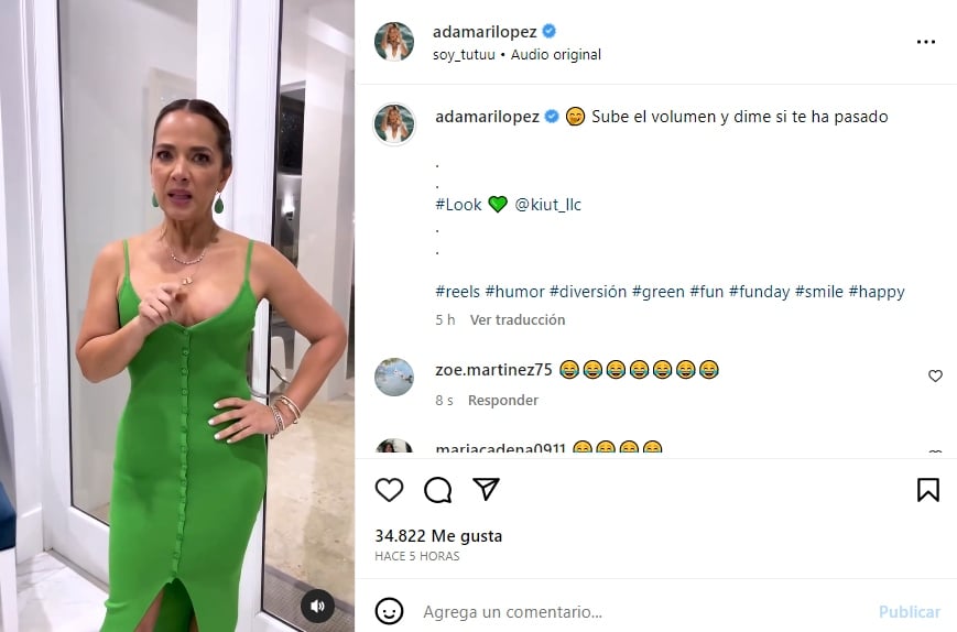 Adamari returns with everything and gives a strong hint