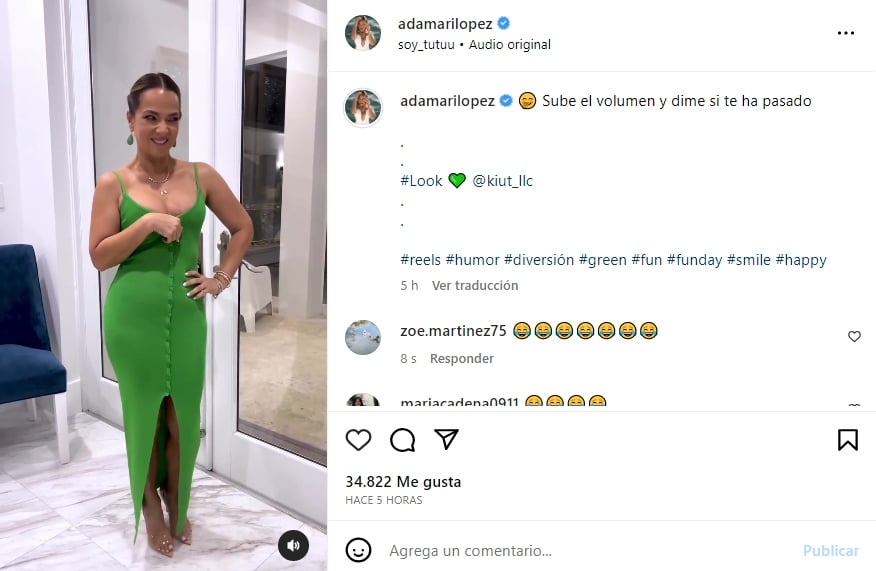 Adamari returns with everything and gives a strong hint
