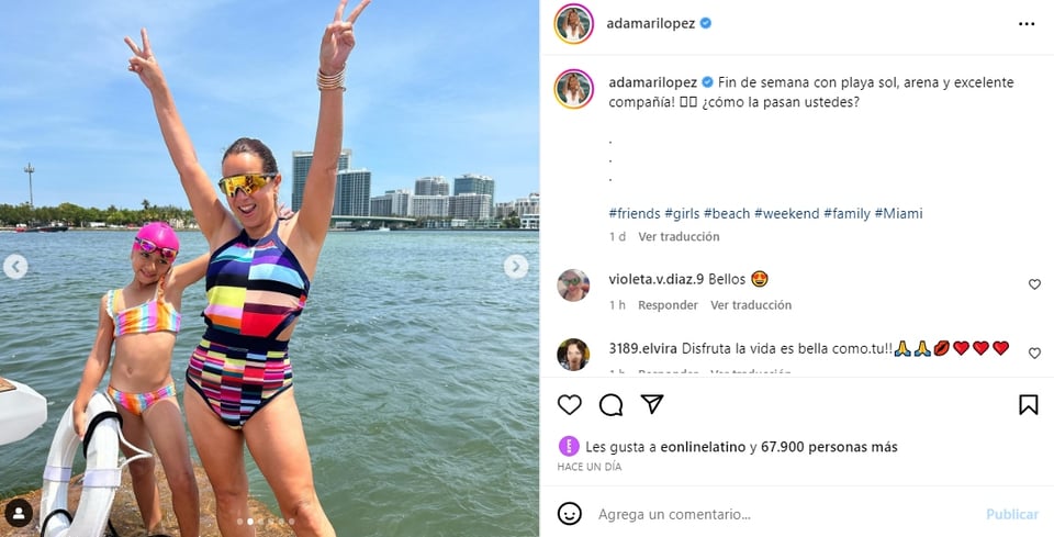 Francisca luce cuerpazo en traje de baño