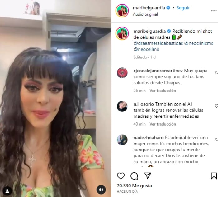 Maribel Guardia genera preocupación por su salud