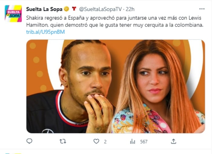 Lewis Hamilton and Piqué were friends