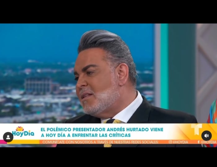 Andrés Hurtado estalla en pleno programa de 'Hoy Día'