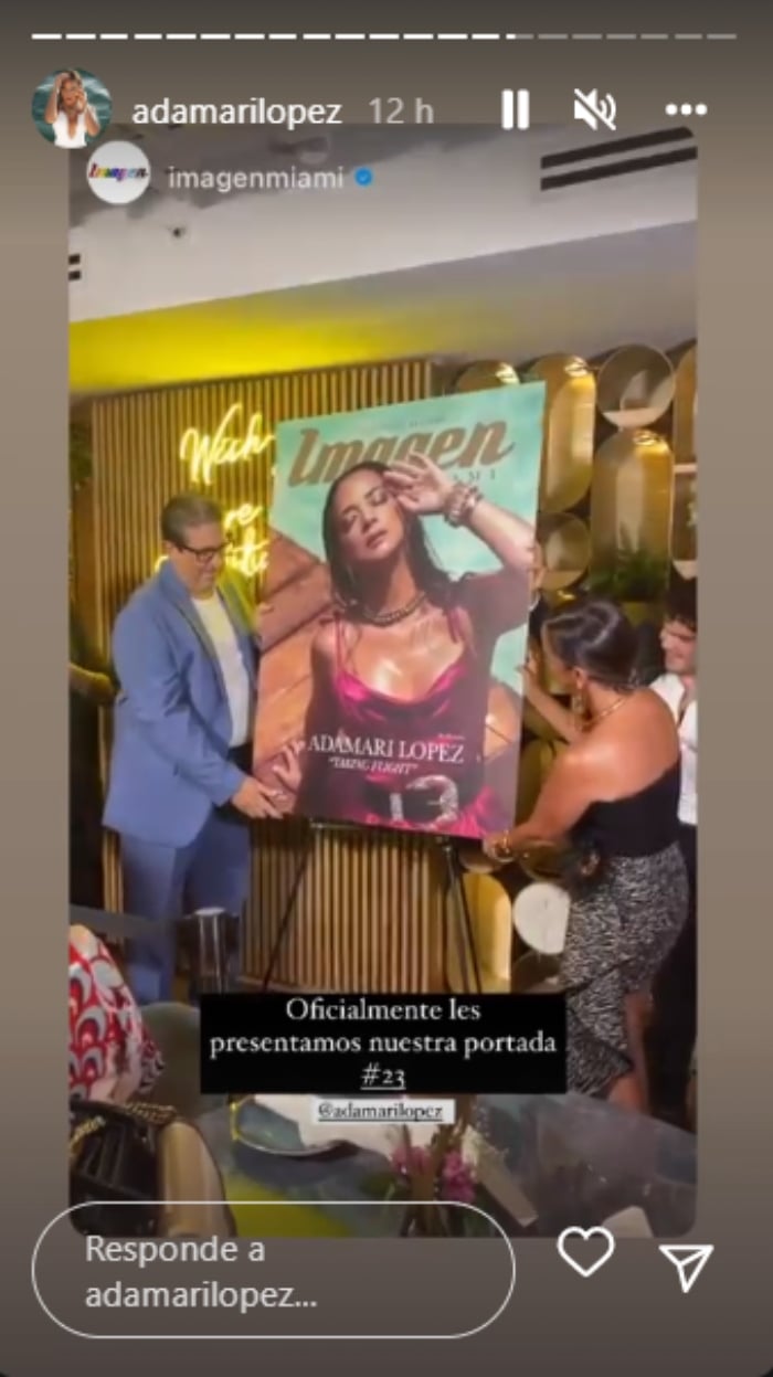 Adamari López plunging neckline