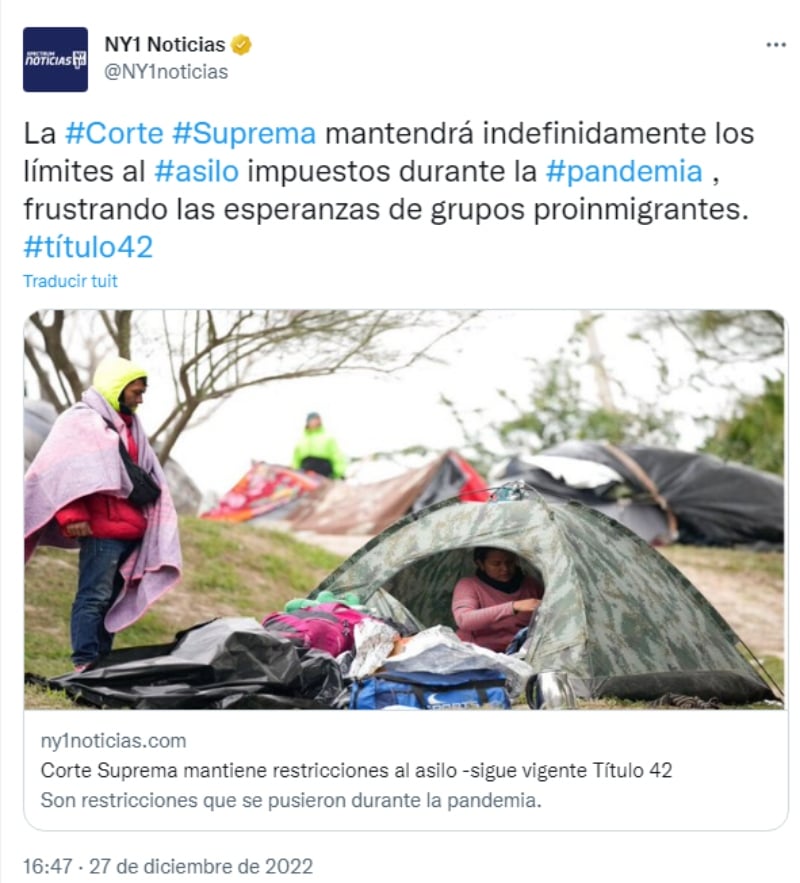 ¿Cuando se da esta noticia?