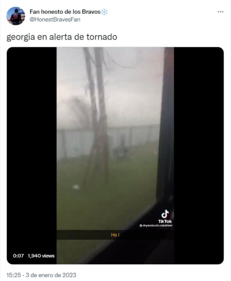 "Fuertes tormentas están comenzando a llegar"