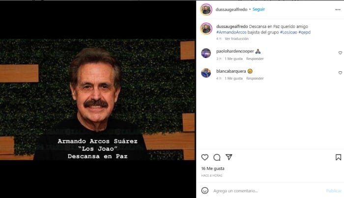 Armando Arcos Suarez dies