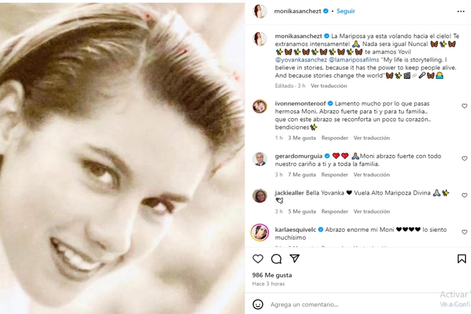 Mónika Sánchez, actriz, Televisa, cáncer, MundoNOW