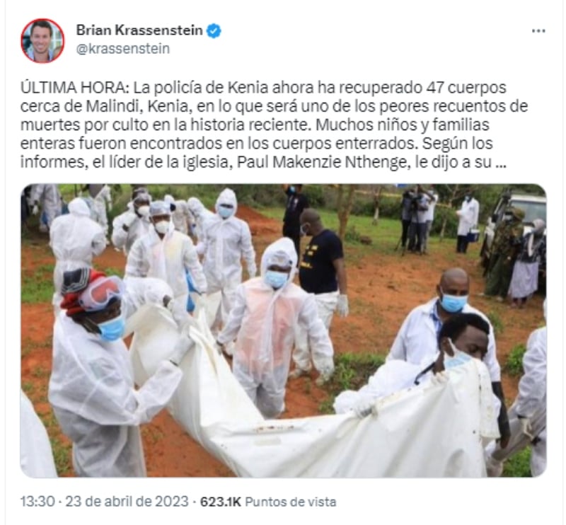 Encuentran más cuerpos en la iglesia de Kenia