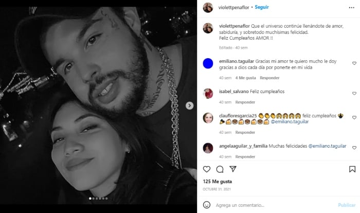 Emiliano Aguilar's girlfriend